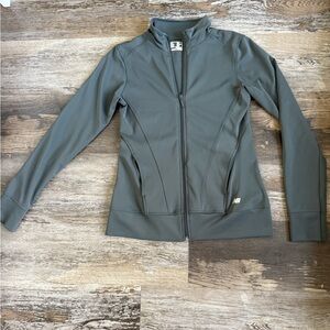 New Balance Women's Charcoal Full-Zip Jacket